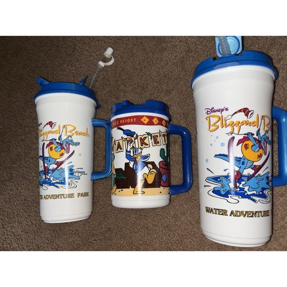 Disney World Blizzard Beach Coronado Springs Vintage Cups 90s - Picture 10 of 10